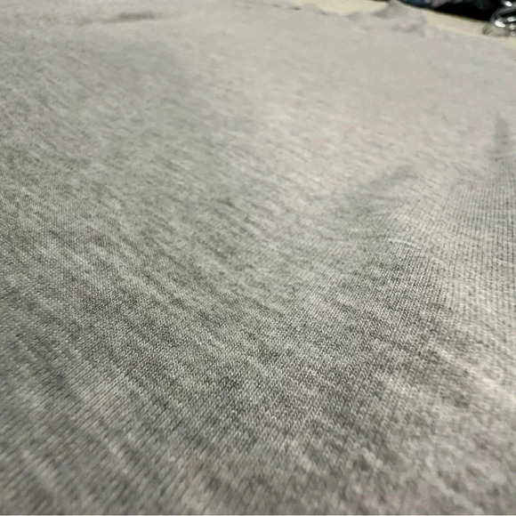 Nike Yoga Women's Fleece Cover Up Grey Heather Size XL Oversized V-neck - Picture 9 of 9